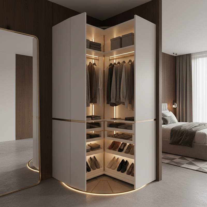 Turn Dead Corners Into Dynamic Storage Space