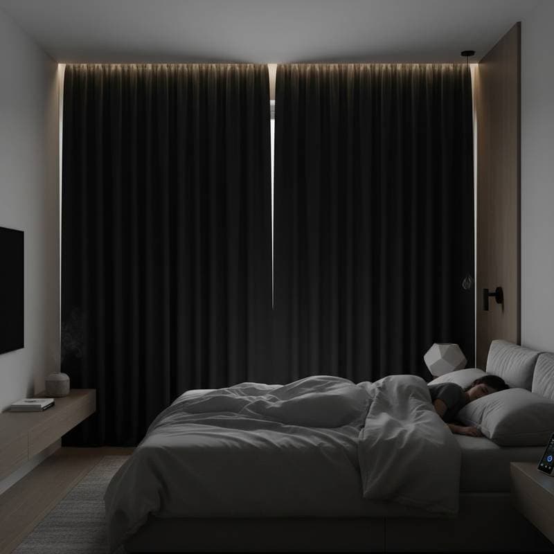 Motorized Blackouts Create Total Darkness for Deeper Sleep