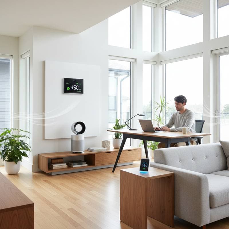 Why Modern Homes Trap Stale Air Without CO2 Sensors