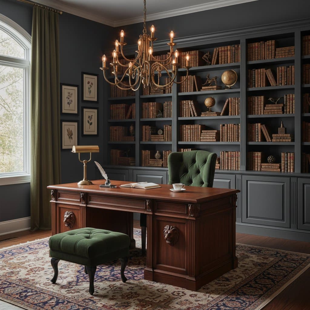 Dark Academia Style Creates the Ultimate Focus Space