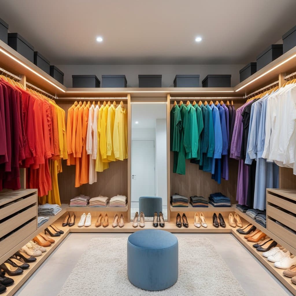 Why Color-Coded Closets Save Time Every Morning