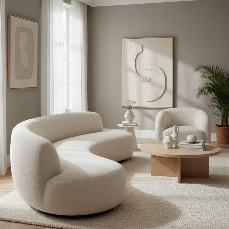 Why Bouclé Became 2025's Most Livable Luxury Fabric