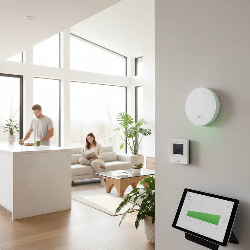 CO2 Sensors Now Standard in Energy-Efficient Homes