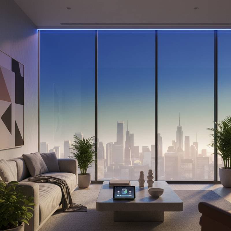 Smart Glass Replaces Curtains by 2026