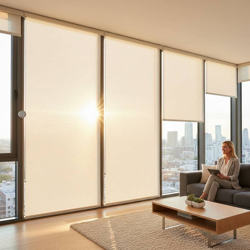 Smart Shades Follow the Sun to Cut Glare and Heat