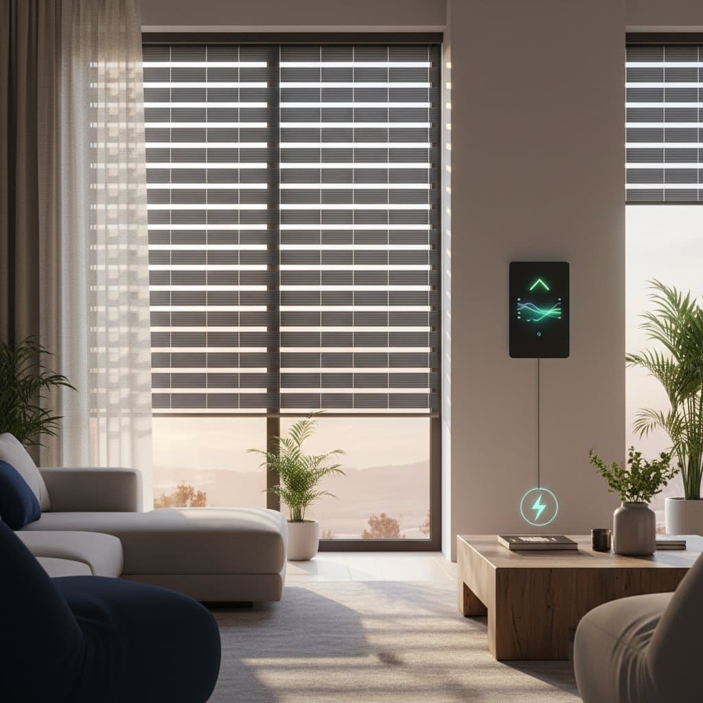 Solar Window Treatments Turn Sunlight Into Power