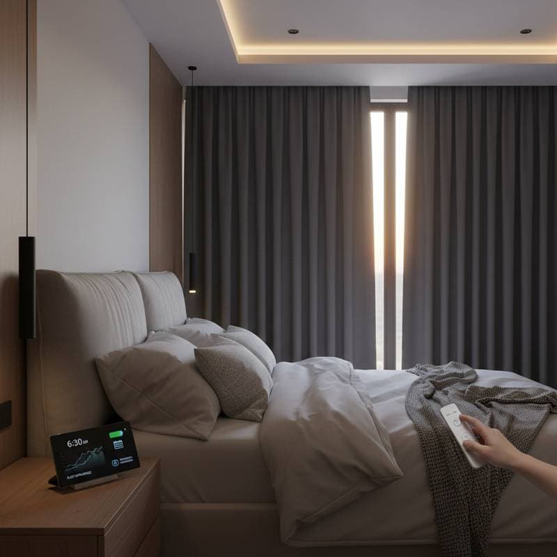 Smart Curtains Block Light on Your Schedule