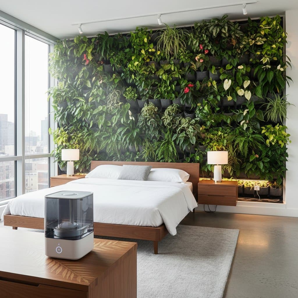 Living Walls Filter Indoor Air While You Sleep