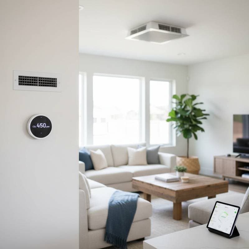New Homes Add CO2 Sensors to Monitor Indoor Air Quality