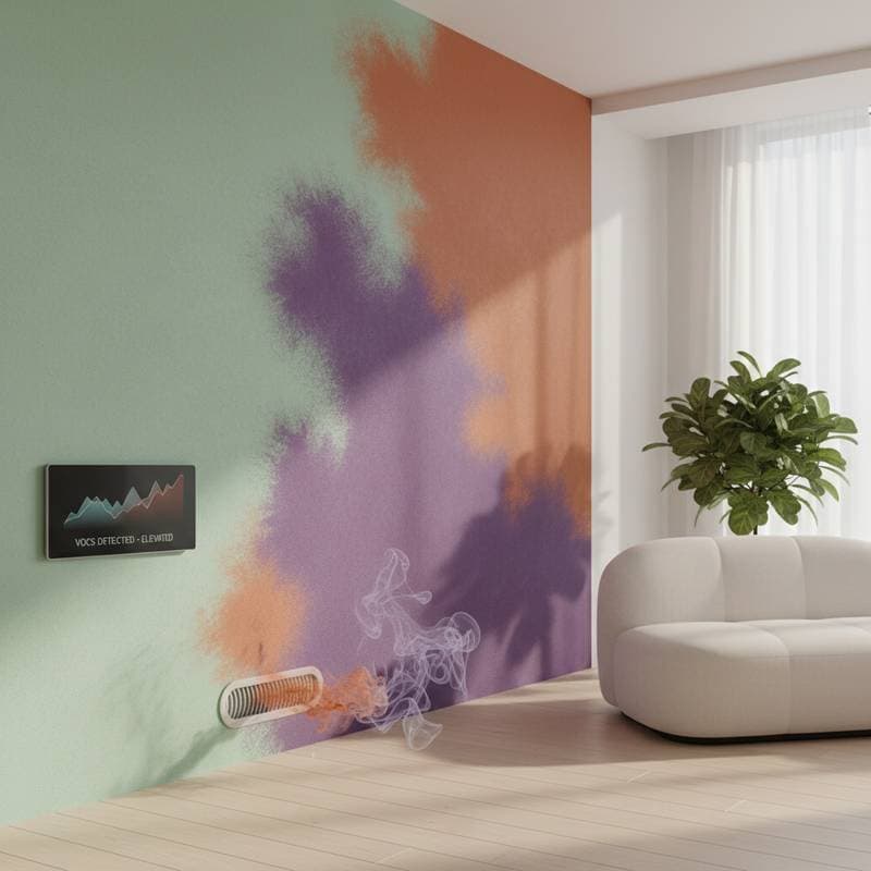 Paint That Shifts Color When Indoor Air Turns Toxic