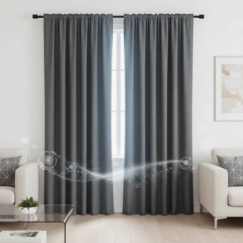 Curtains That Block Light While Filtering Indoor Air