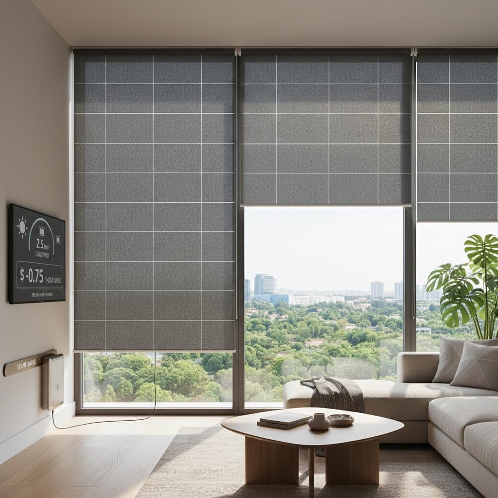 Solar Shades Now Generate Power While Blocking Glare