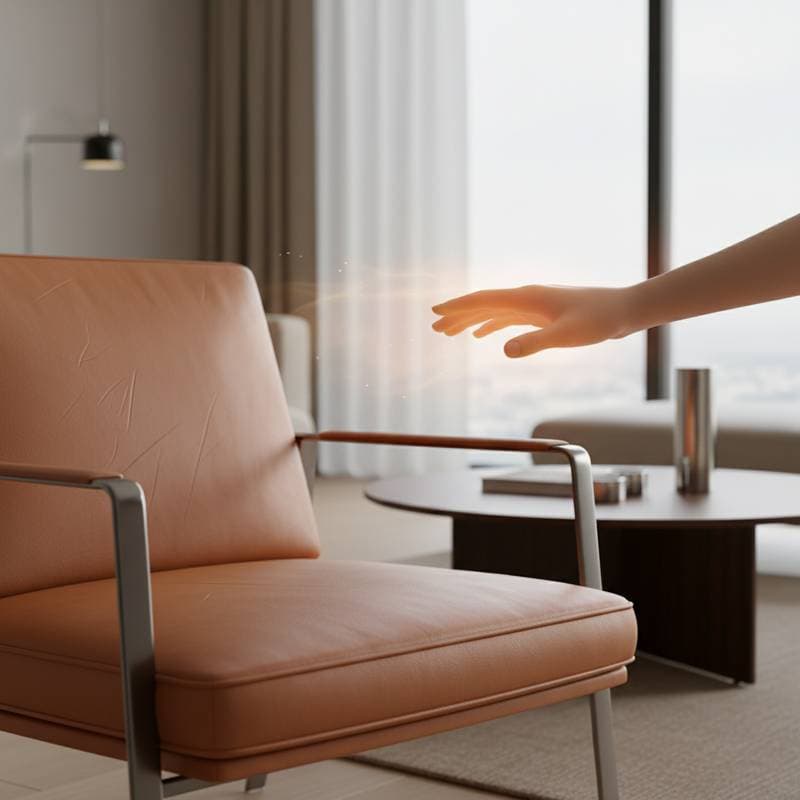 Self-Healing Leather Repairs Scratches With Heat Alone