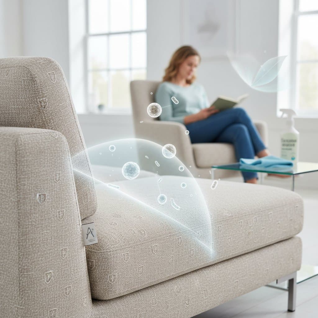 Antimicrobial Upholstery Blocks Allergens Between Cleanings