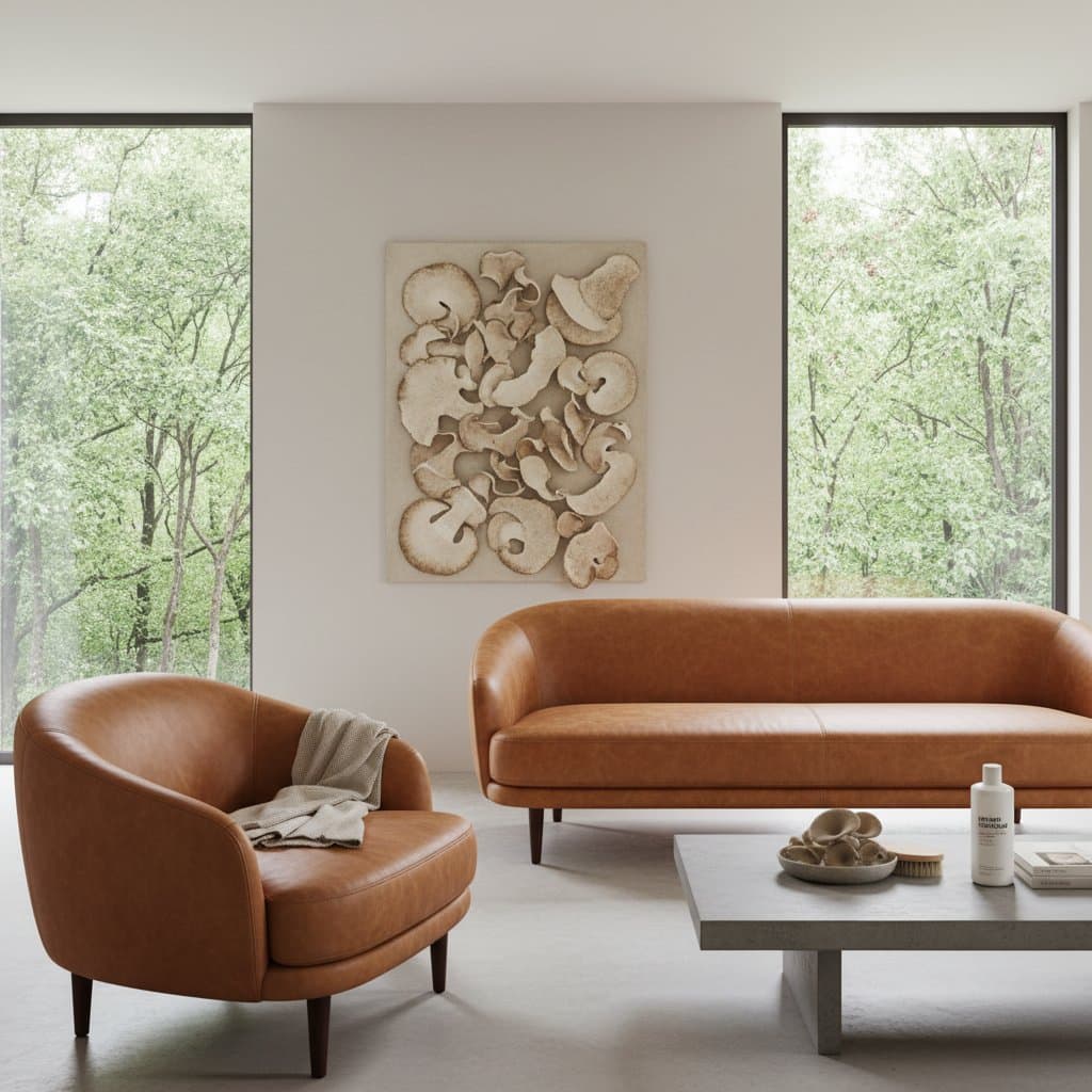 Mushroom Leather Care: Vegan Upholstery That Lasts