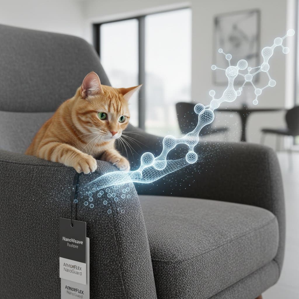 Fabrics That Repair Pet Scratches on Their Own