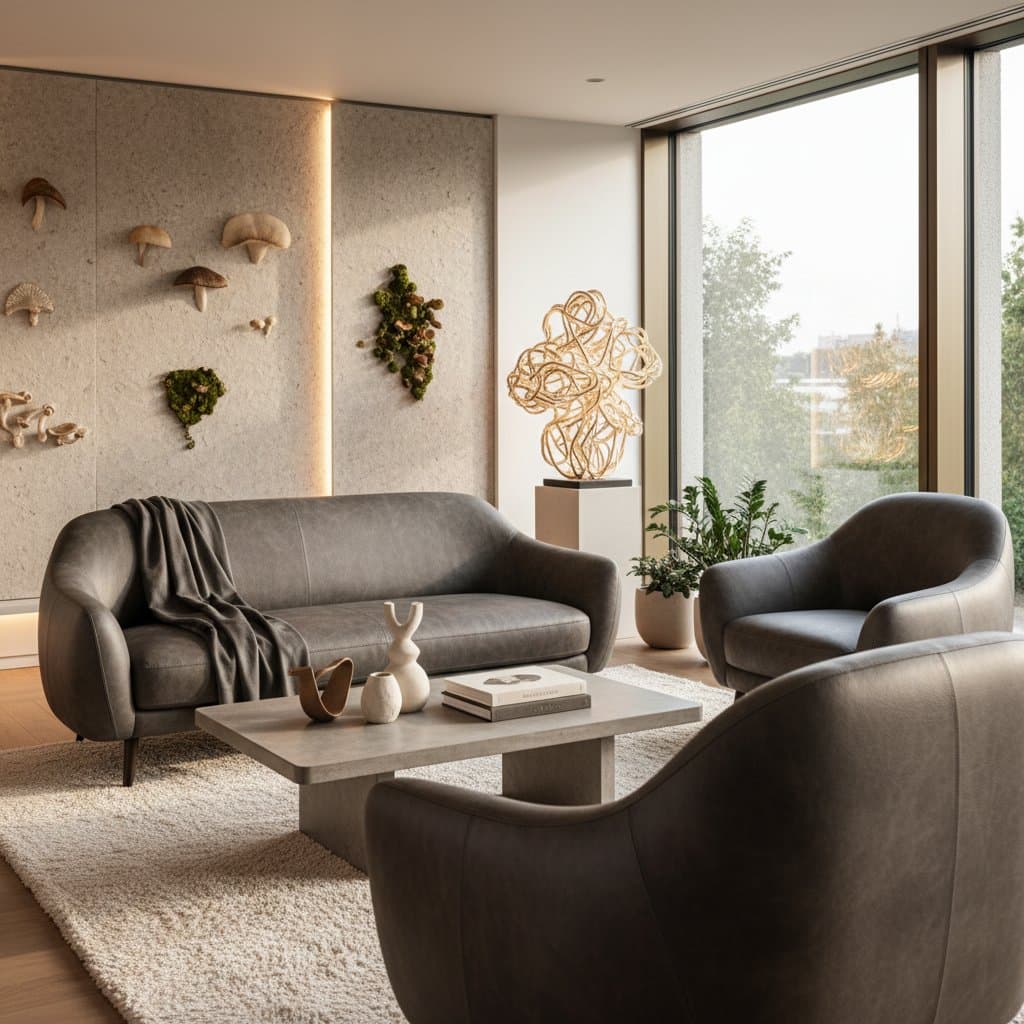 Mushroom Leather Redefines Luxury Upholstery