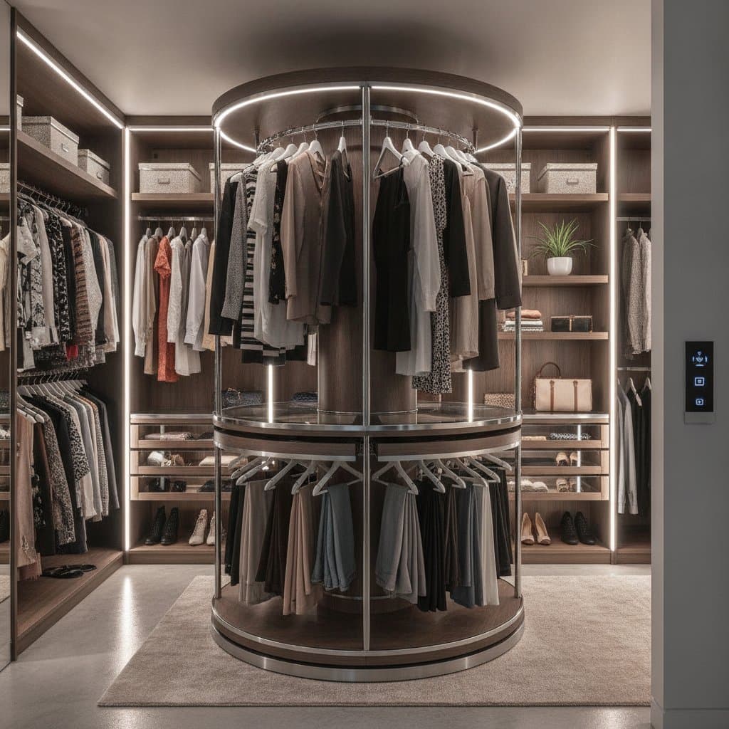 Why Rotating Closet Carousels Are Replacing Static Racks