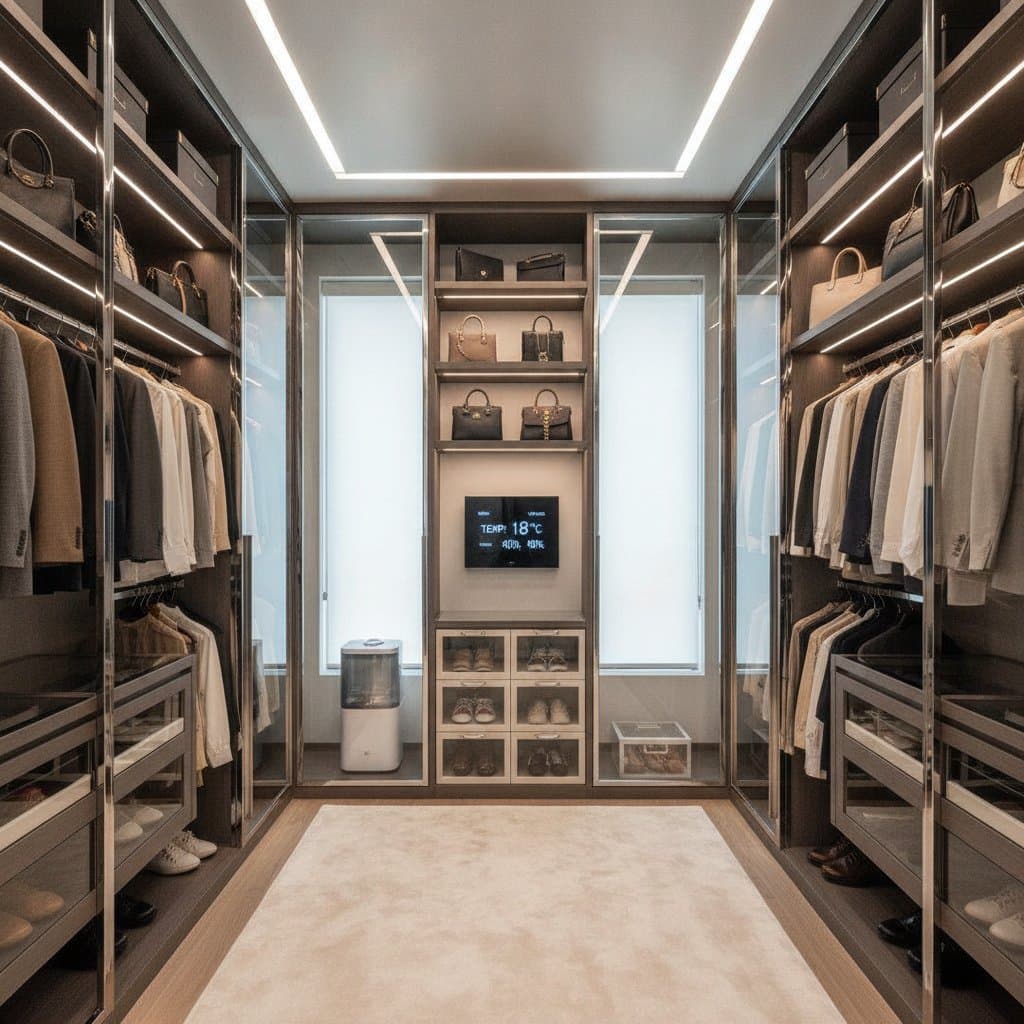 Climate Control Prevents Luxury Wardrobe Damage