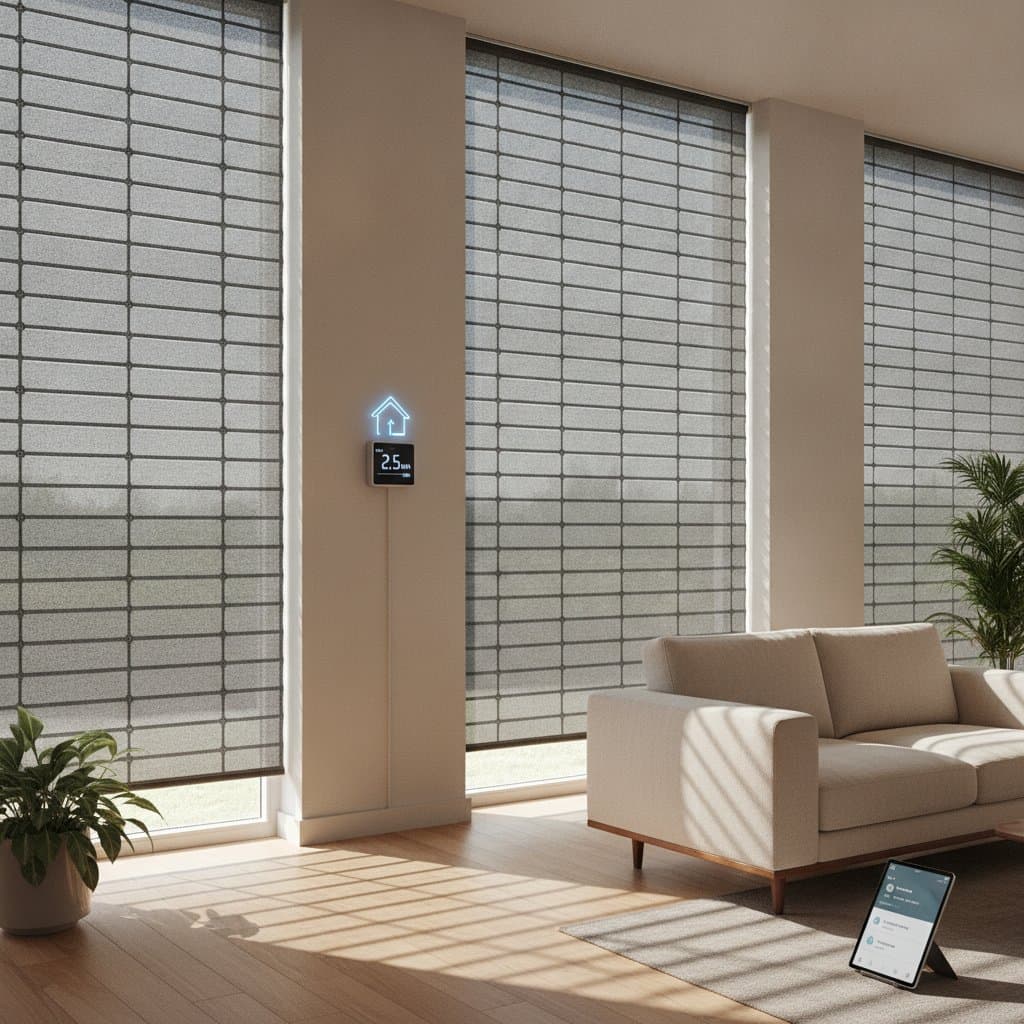 Solar Blinds Generate Power While Blocking Light