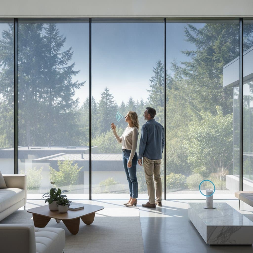 Windows That Tint Instantly With Your Voice