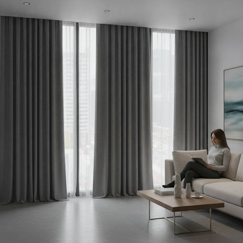 Acoustic Drapes That Cut City Noise by Half