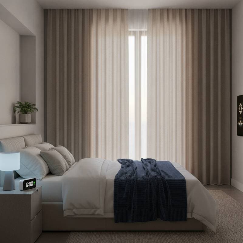 Sleep Better With Light-Aligned Bedroom Design