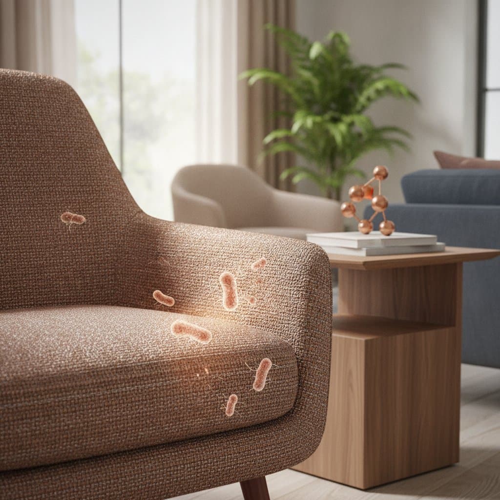 Copper Fabric That Kills Bacteria While You Sit