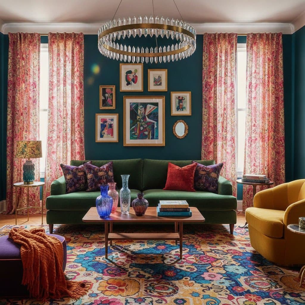 Jewel Tones Beat Neutrals for Energizing Rooms